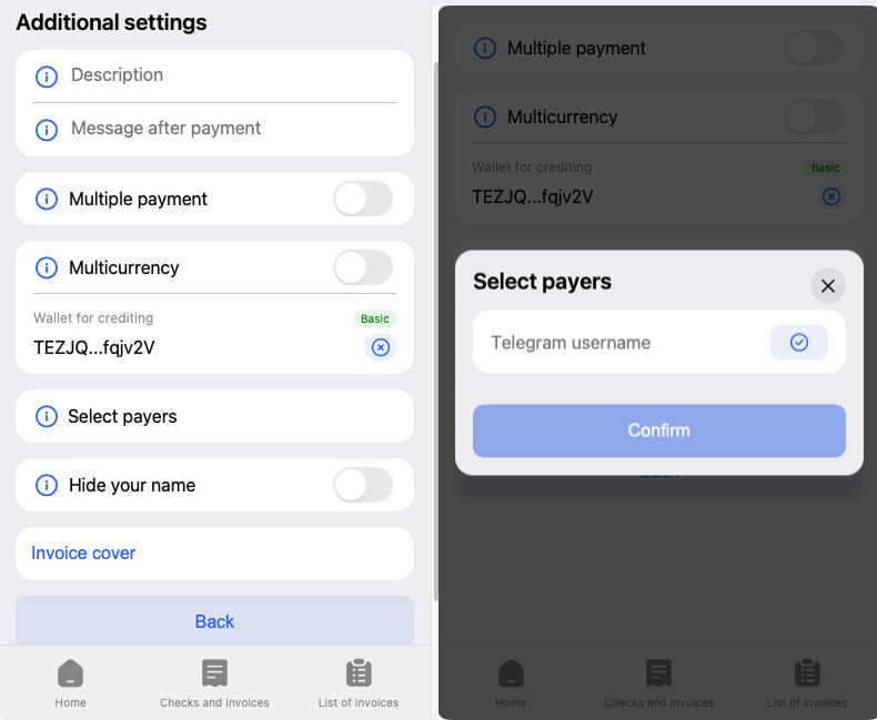 Invoice Customization