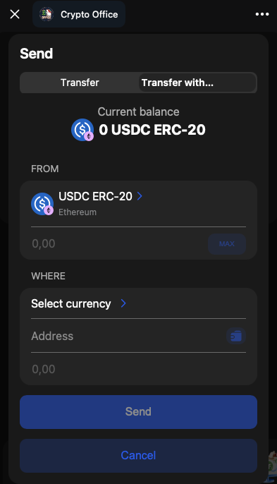 Crosschain USDC Transfer