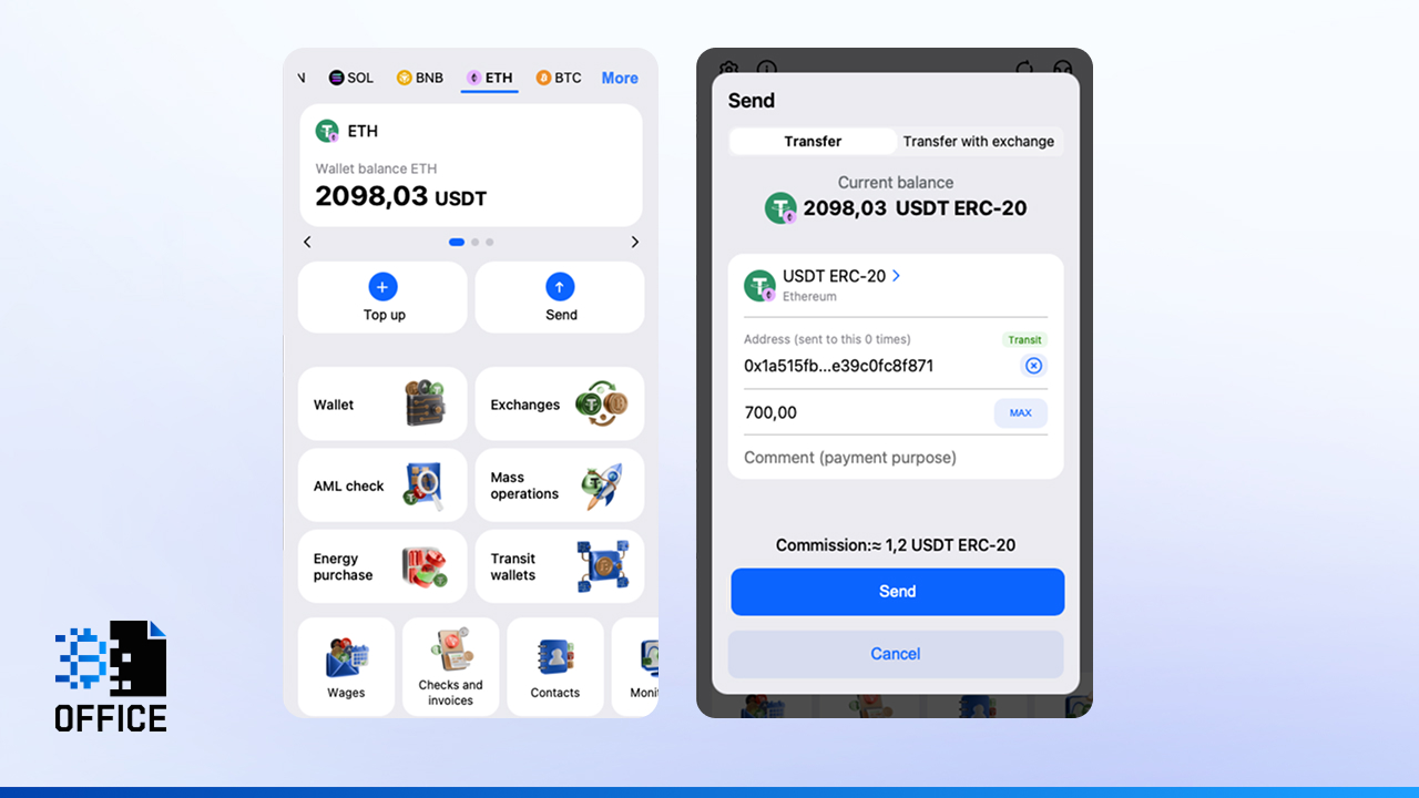 Crypto Exchanges in Wallet