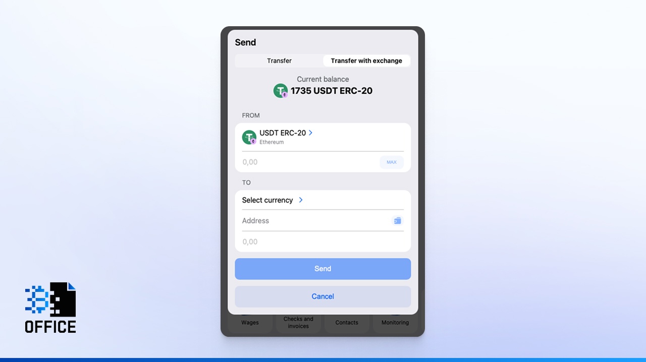 USDT ERC-20 Wallet