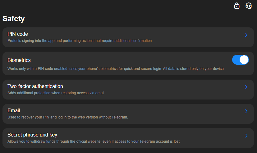 Safety in cryptocurrency