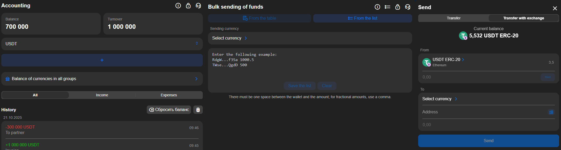 Crypto payments for business and accounting