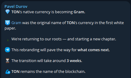 Gram coin