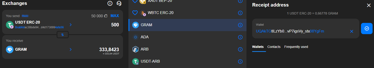 Crypto Swap Step by Step