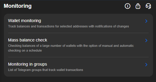 Cryptocurrency Transactions Monitoring