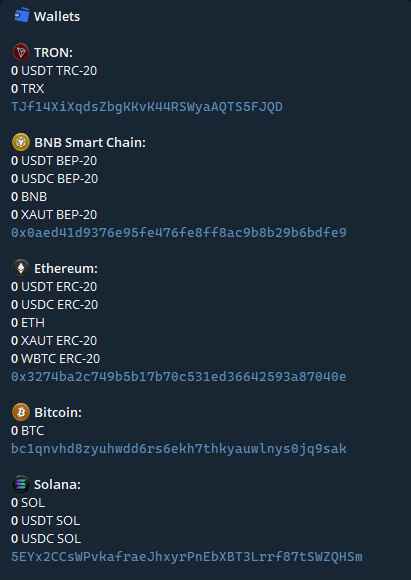BTC wallet