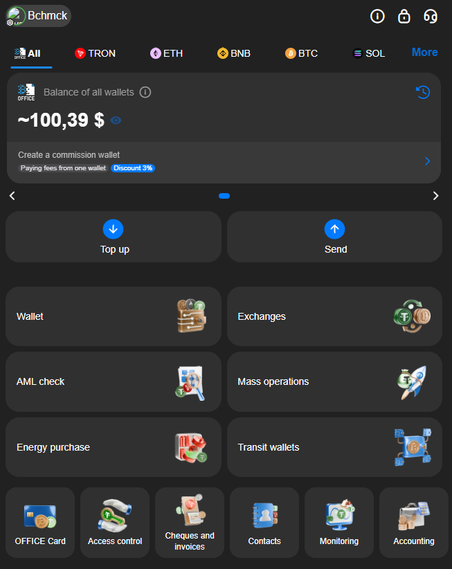 Crypto Office Wallet