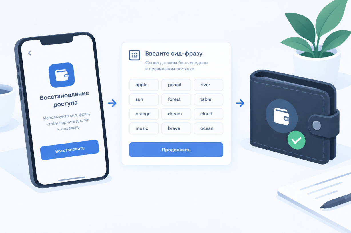 Пример Seed фразы